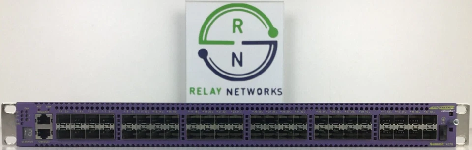 Extreme 17104 Summit X670-48X-BF 10G-BaseX SFP+ 2X 10927 Power Core Lic - Image 4 of 4