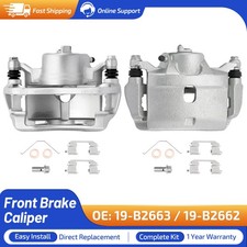 Front Disc Brake Calipers W Bracket Pair For Honda Cr-v Element 2.4l 2002-2011