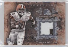 2014 Topps Inception Rookie Patch 75/122 Terrance West #RP-TW Patch z5w