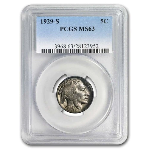 1929-S Buffalo Nickel MS-63 PCGS