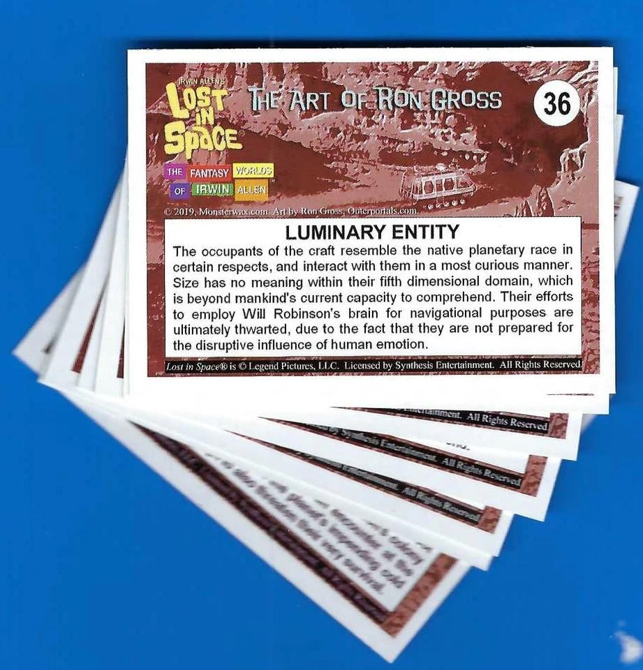 2019 LOST IN SPACE THE ART OF RON GROSS COMPLETE 45 CARD BASE SET - Image 3 of 4