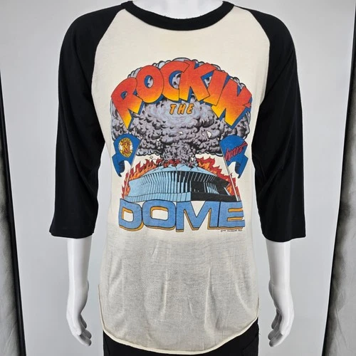 Rockin' the Dome REO Speedwagon/Heart Superdome 1980s vintage concert t-shirt, vintage, single stitch, B+ condition