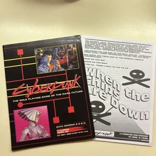 R. Talsorian Cyberpunk Data Screen 2.0.2.0 w/When the Chips are Down VG/VG+