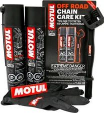Motul Chain Care Kit Off Road 109788 Motorcycle Care Chain Clean Lube