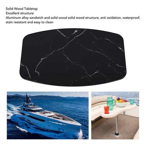 ༝Yacht Solid Wood Tabletop Waterproof Removable Tea Table Top For RV Car - Picture 8 of 12