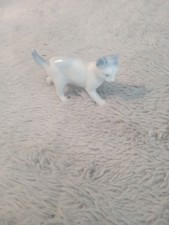 Porcelain Cat Figurine