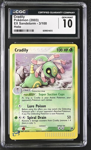 Cradily graded CGC 10 for sale on eBay