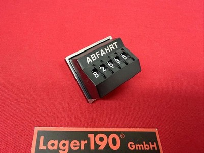 Tageskilometerzähler ''Abfahrt'' VW Käfer Bulli T1 T2 u.a. Oldtimer Retro (38-075)