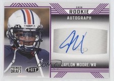2020 Sage Hit Rookie Purple Jaylon Moore #A35 Auto e6p