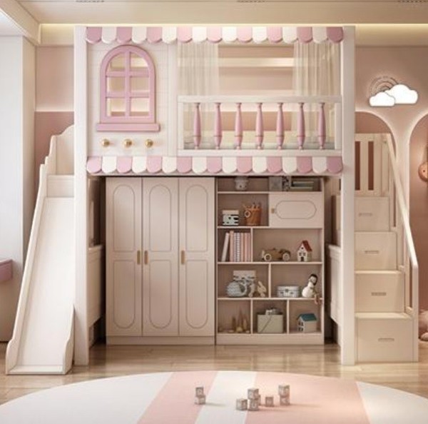 Etagenbett Stockbett Hochbett Holzbett Loftbett Kinderbett Bett Kinderhochbett-image
