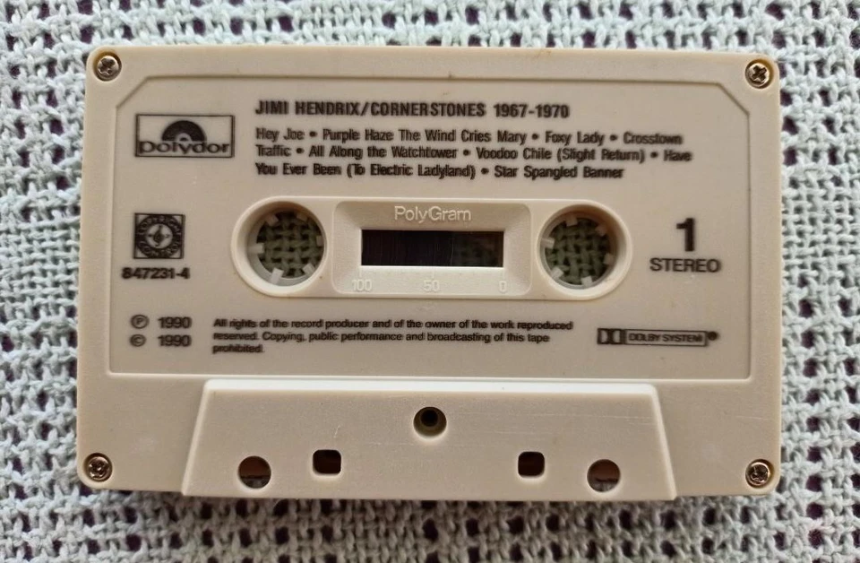 Jimi Hendrix : Cornerstones 1967-1970 ( Cassette Tape ) - Image 4 of 4