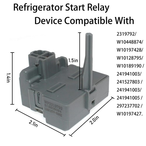 W10448874 W10197428 W10662129 TSD2 W10350564 Refrigerator Start Relay Device ... - Bild 3 von 8