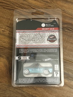 Hot Wheels RLC Exclusive Teal Blue Chevy 454 SS Pickup Truck JCP12