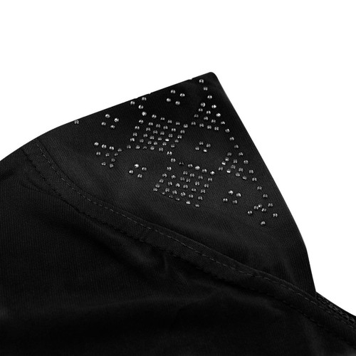 Women Glitter Rhinestone Muslim Turban Hijab Cap Modesty Head Wrap Scarf - Picture 5 of 7