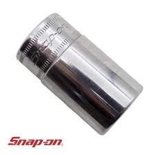 Snap-on Tools 3/8" Drive 17mm Semi-Deep Socket 6-Point Metric FSMS17 Chrome GUC