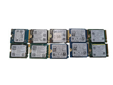 LOT OF 10 x 256GB M.2 2230 NVMe | Gen3/Gen4 SSD Mixed Brands (SK Hynix, TOSHIBA)