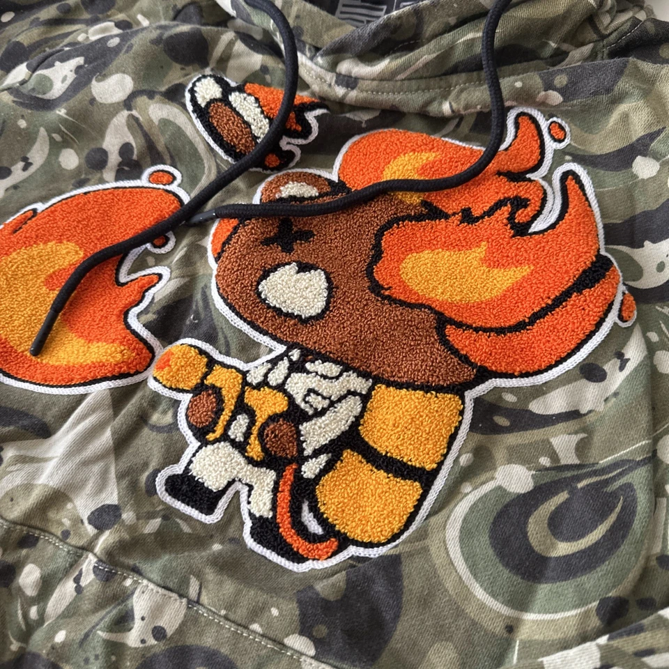 Sudadera con capucha camuflada Jordan Craig para hombre extra grande edición Legacy Fire It Up JC89 Foto 3 de 4