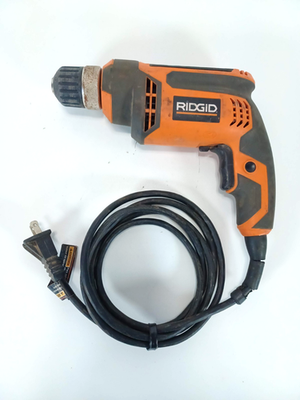#ad RIDGID R7001 3 8quot; Keyless Corded Drill Driver 120V Heavy Duty TESTED WORKING $21.95