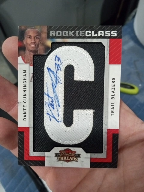 Dante Cunningham Trail Blazers Rockie Class Autograph #421/650 Panini 2009