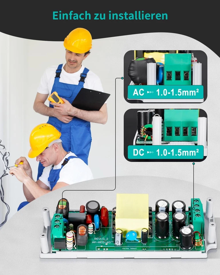 REYLAX LED Trafo 12V 40W Dimmbar Triac & 0/1-10V 3.33A Dimmbar Netzteil 230V auf - Bild 4 von 4