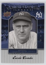 2008 Upper Deck Yankee Stadium Legacy Stadium Box Set Earle Combs #8 HOF 4g8