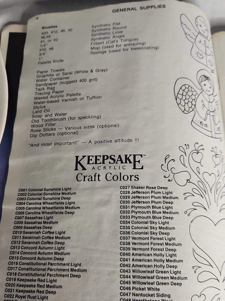 Keepsake Sampler Volume 1 Vintage Tole Painting Pattern Book Designs. 80s - Image 3 of 4