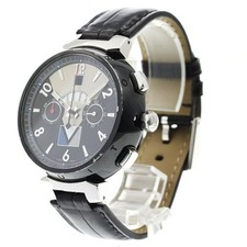 LOUIS VUITTON TAMBOUR REGATTA Q102G SS/Leather #C20815