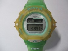 Casio Baby-g Watch Digital BG-340 QZ Baby BG 340 Wristwatch Stopwatch 1523 1743