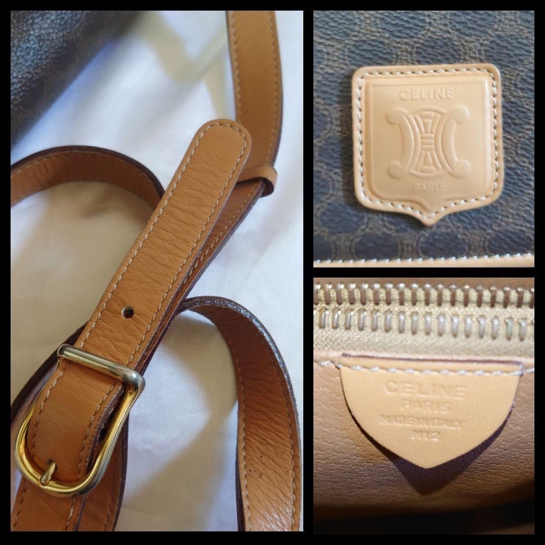 Mint Condition CELINE Macadam Pattern Shoulder Bag - image 8