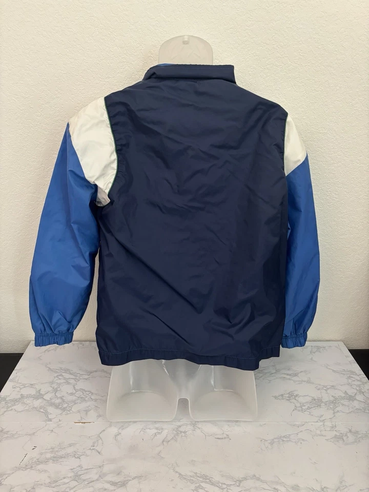 Chaqueta De Colección Wilson Cremallera Completa Niños Jóvenes Talla XL 12/14 Azul Nylon Forrado Colorblock E1 Foto 3 de 4