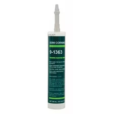 Dowsil 4001705 Silicone Sealant, 300 Ml, Cartridge, White, Silicone Base, 9-1363