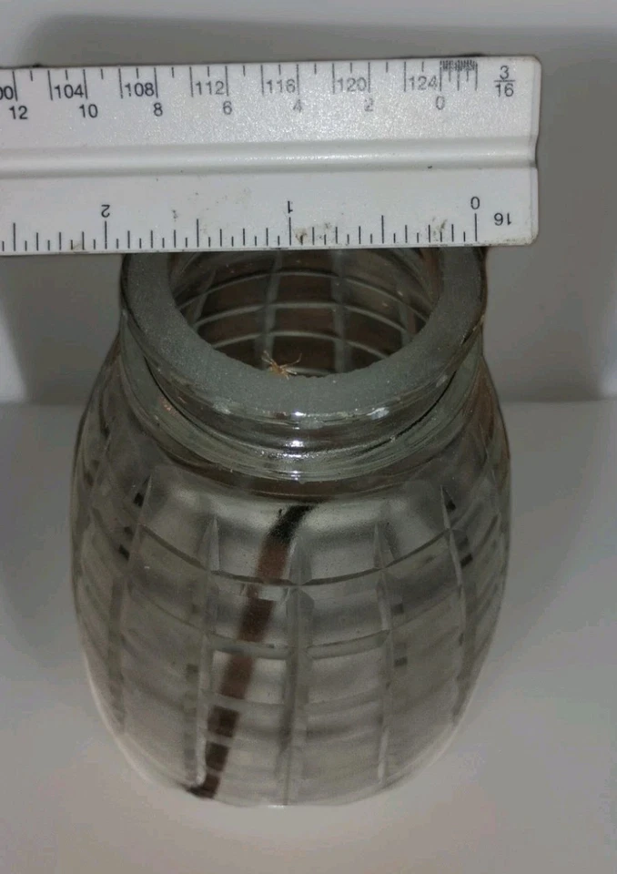 (1 Box) 4 Vtg Hunter Fan Side Lamp Shades SQ Cut Crystal Glass Design #26230 - Image 4 of 4