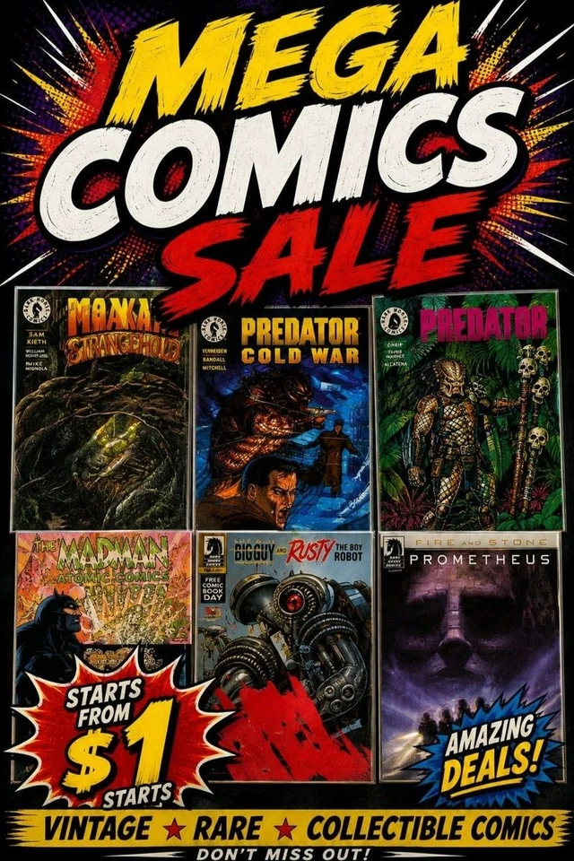 $1 STARTS COMIC BOOK EVENT SALE  !!!!!!