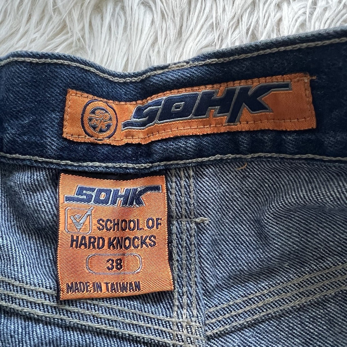 Vintage SOHK School of Hard Knocks Hip-Hop Carpenter Denim Jean