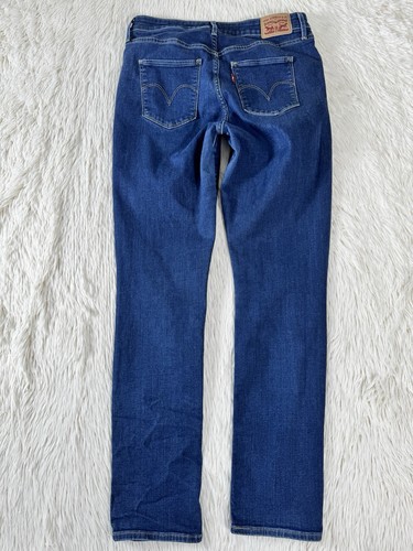 Levi's Dark Wash Mid-Rise Slim Skinny Denim Jeans Damengröße 12 - Bild 4 von 24