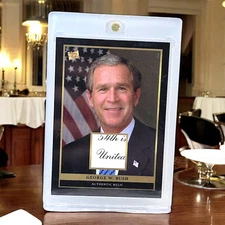 2024 Pieces of the Past - President George W. Bush - Authentic Document Relic