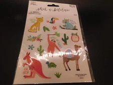 The paper studio stick a bilities sloth, camel, koala, Kangaroo stickers 30pc