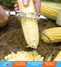 Rada Cutlery Vegetable Peeler Stainless Steel Blade with Aluminum Made in The US