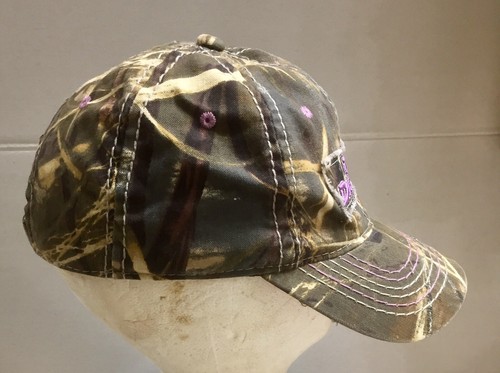 Duck Dynasty Camouflage Official Baseball Cap Women’s Purple Stitching Strapback - Picture 2 of 9