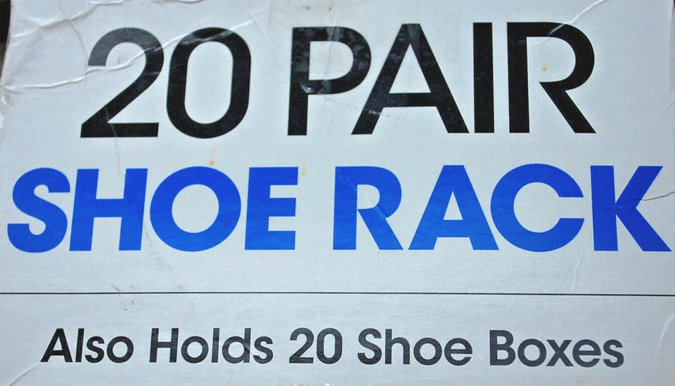 Стойка для обуви 20 пар Lynk стали и полимера конструкция набор из 2 36 «x 10» x 22» M3771 - Изображение 3 из 4