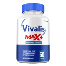 Vivalis Max+ Supplement For Men, Maximum Strength, Vivalis Max + Pills (1 pack)