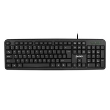 JEDEL K11 USB Wired keyboard Full Size UK Layout Black