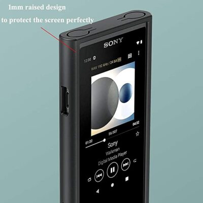 Polyurethane Black Case for Sony WALKMAN 64GB Hi-Res ZX Series NW