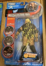AUTOGRAPHED RARE WWE Wrestlemania XVII Rikishi VARIANT/ERROR Jakks Pacific W/COA