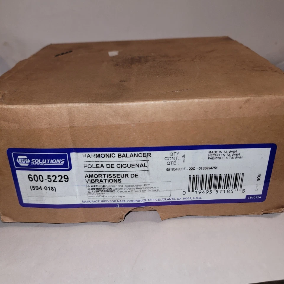 NUEVO NAPA 600-5229 Equilibrador Armónico para Mitsubishi Galant Chrysler Dodge 3.5L Foto 2 de 4