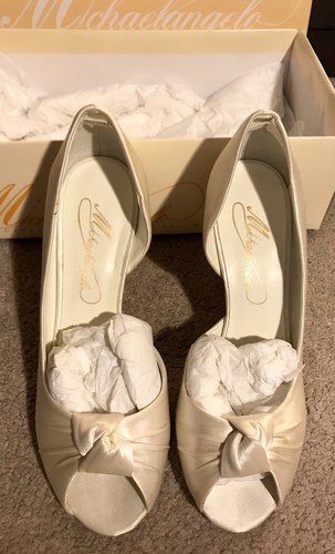 David's Bridal Michaelangelo Knox Shoes, Size 7.5 - Picture 3 of 5