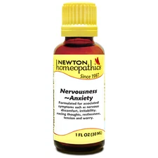 Newton Homeopathics Nervousness ~ Anxiety, 1 fl. oz. (30 ml)