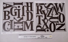 Creative Imaginations Card Stock Punch Out Letters Titles Scrapbooking Cards Q3