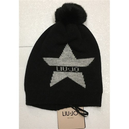 LIU JO CAPPELLO DONNA STELLA LOGO NERO | eBay