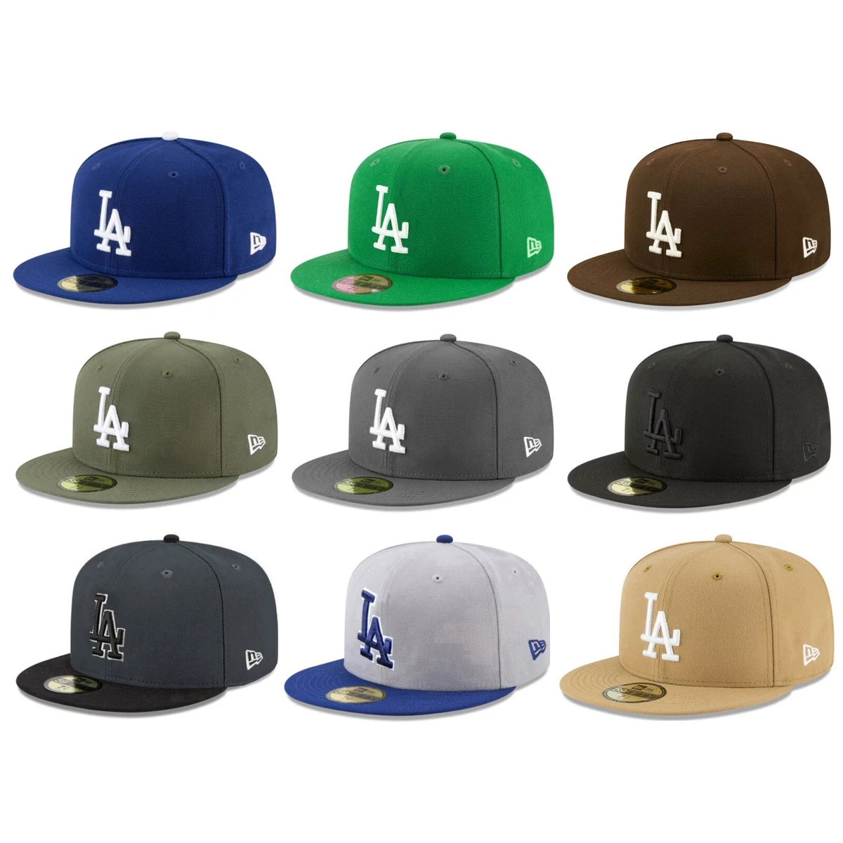 Los Angeles Dodgers LAD MLB Authentic New Era 59FIFTY Fitted Cap - 5950 Hat